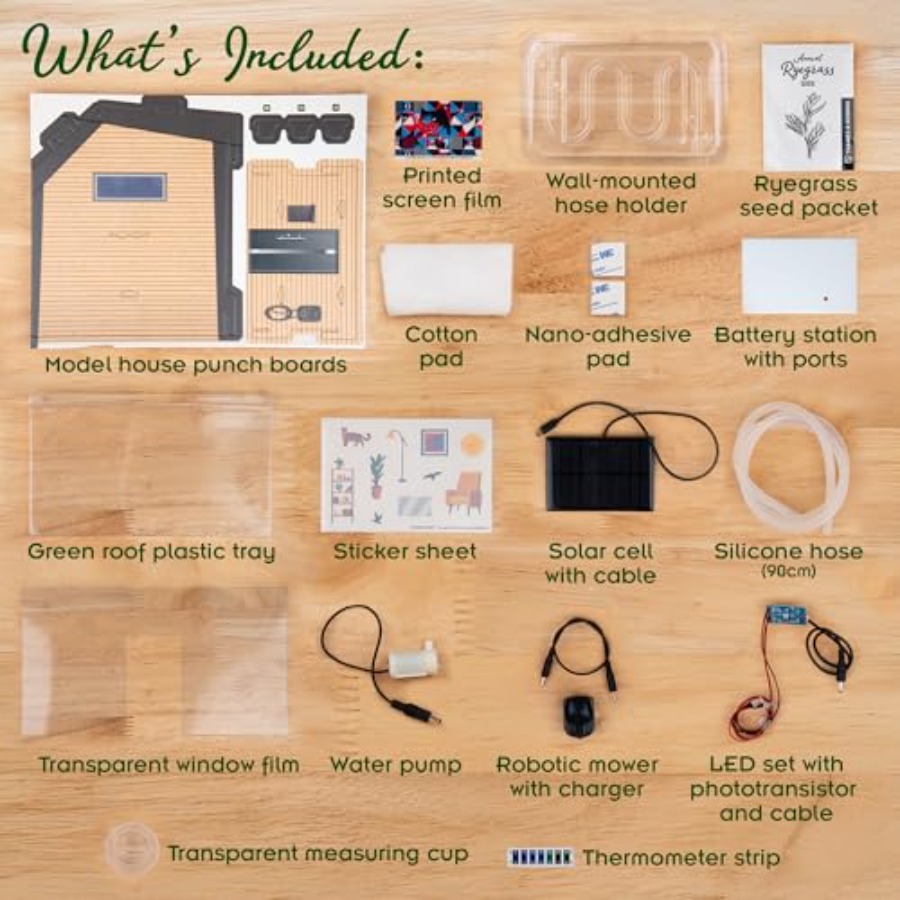 Classroom STEM kit: green engi - đánh giá và giá Sustainable Living Kit
